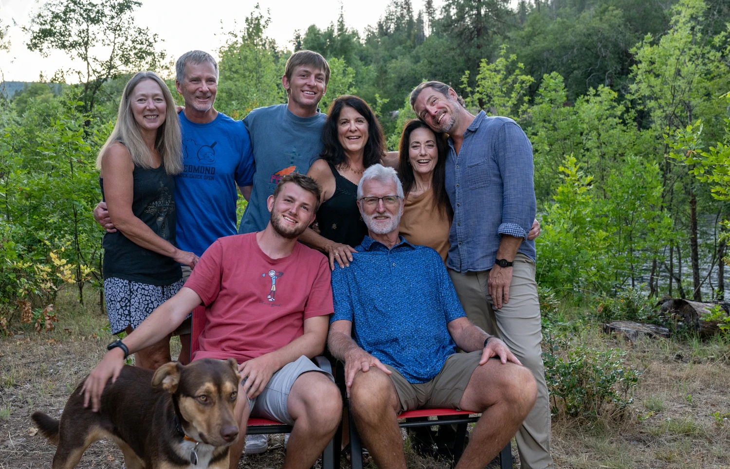 The Visser family at Shady Cove